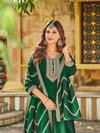 Aayushi By Aanchi Crystal Silk Kurti With Bottom Dupatta Suppliers In India